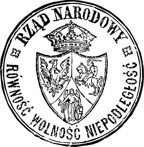 Pieczęć Rządu Narodowego z 1863 r. 